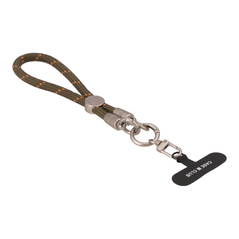 olive green rope wrist strap
